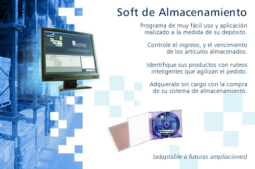 programa de ubicación de productos adaptable a futuras ampliaciones